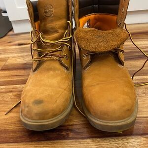 Timberland Women's Tan Lace Up Boots